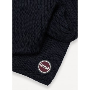 Sciarpa blu con mini logo... 2