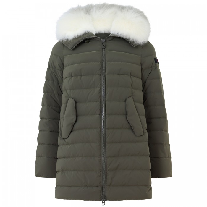 Piumino verde 'ITOKA ML FUR' per donna