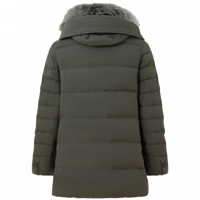 Piumino verde 'ITOKA ML FUR' per donna