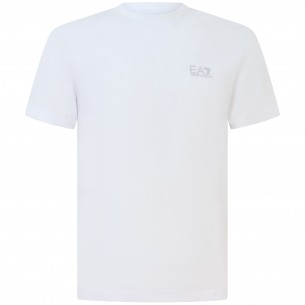 T-shirt bianca con mini...