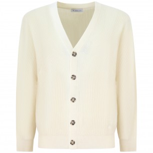 Cardigan bianco per uomo