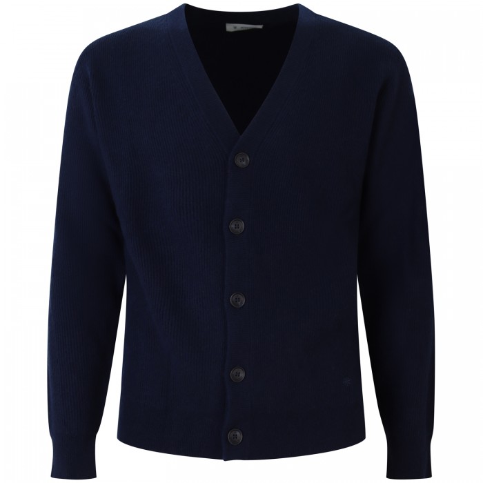 Cardigan blu per uomo