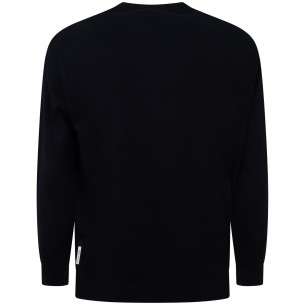 Maglione blu con mini logo...