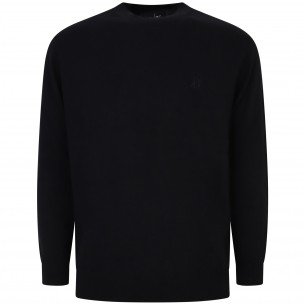 Maglione nero con mini logo... 2