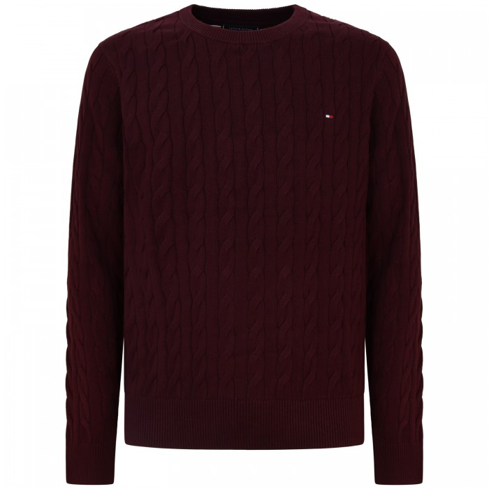 Maglione bordeaux   per uomo