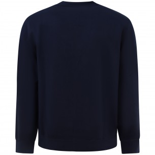 Felpa blu per uomo 2