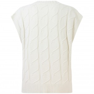 Gilet in maglia burro  per... 2