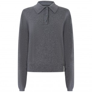 Maglione grigio per donna