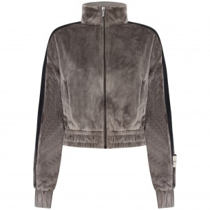 Felpa con zip fango in...