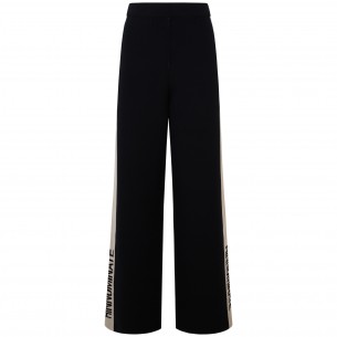 Pantalone tuta nero in...