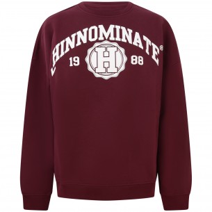 Felpa bordeaux college per...