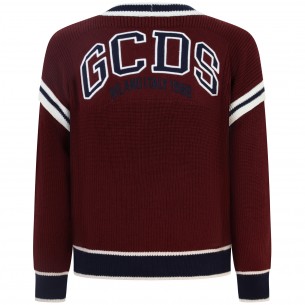 Cardigan bordeaux per uomo 2