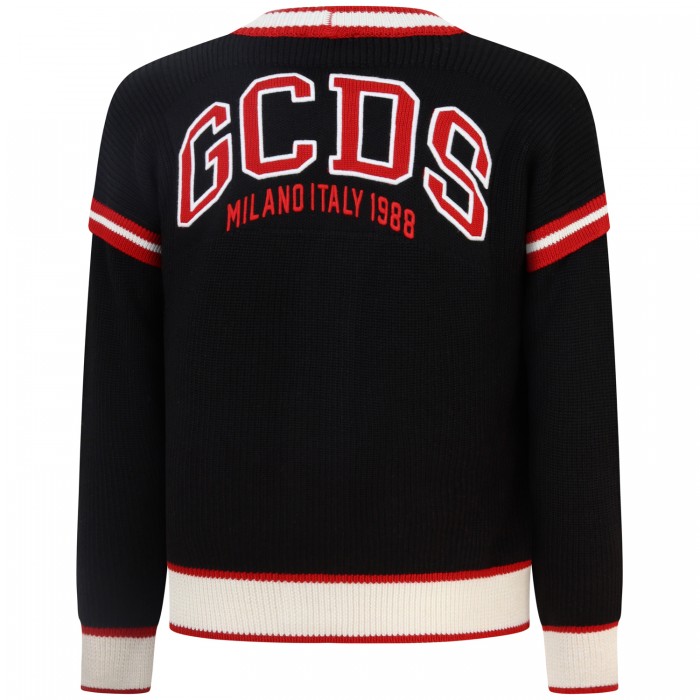 Cardigan nero per uomo