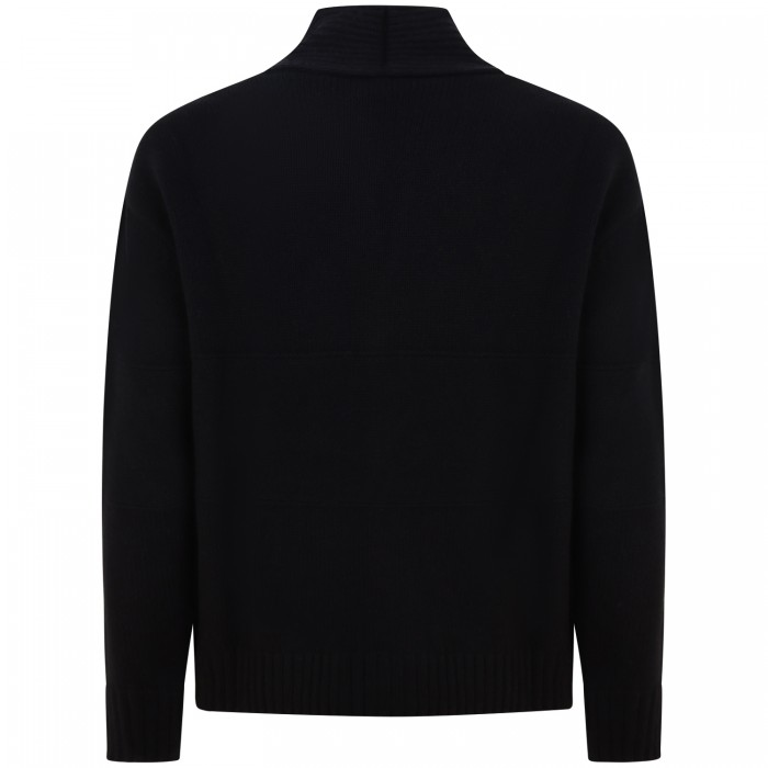 Cardigan nero per uomo