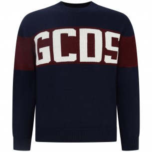 Maglione blu per uomo