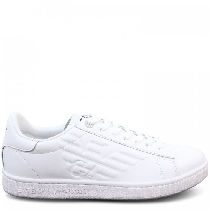 Sneakers bianche con logo per uomo