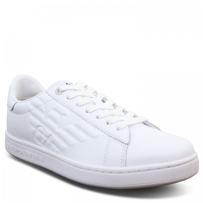 Sneakers bianche con logo per uomo