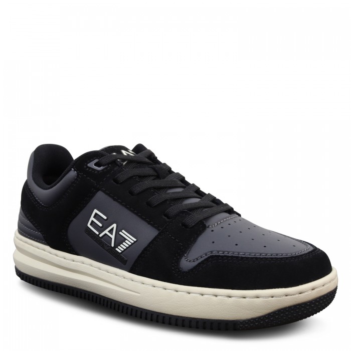 Sneakers nere con logo per uomo