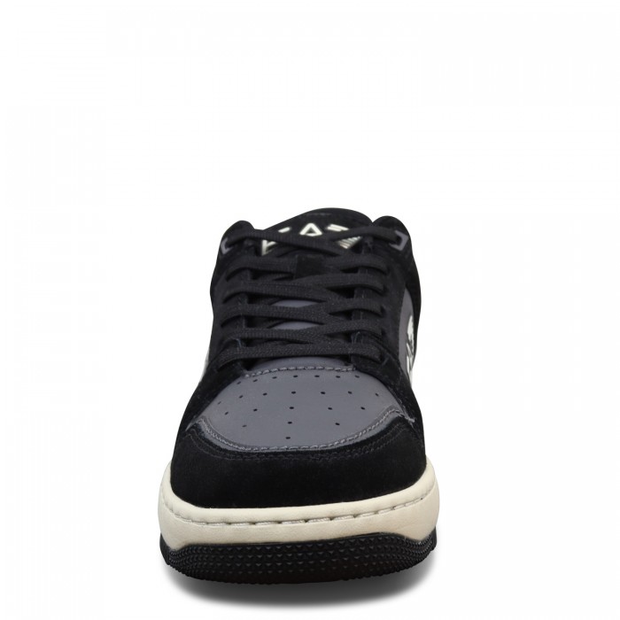 Sneakers nere con logo per uomo