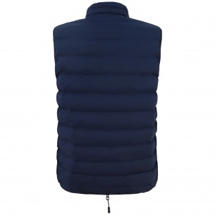 Gilet blu con mini logo per...