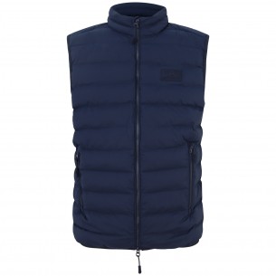 Gilet blu con mini logo per... 2