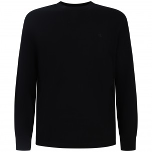 Maglione nero con mini logo...