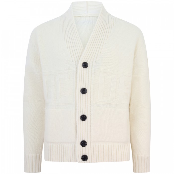 Cardigan bianco per uomo