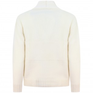 Cardigan bianco per uomo 2