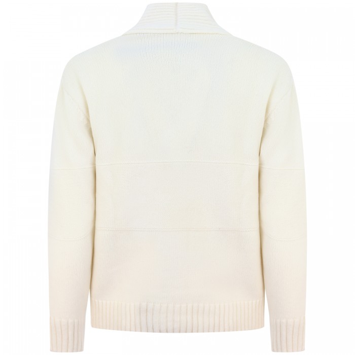Cardigan bianco per uomo