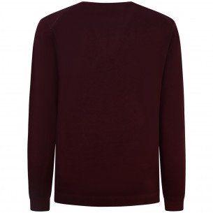 Maglione bordeaux con mini... 2