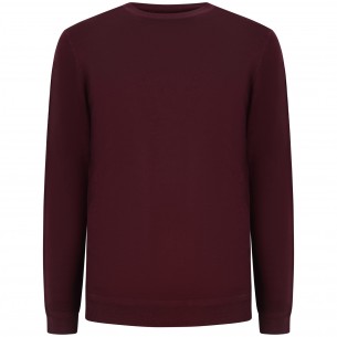 Maglione bordeaux con mini...