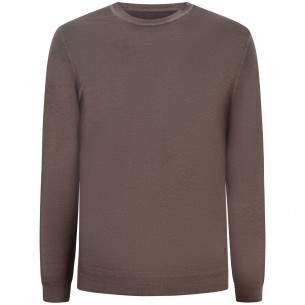 Maglione marrone con mini...