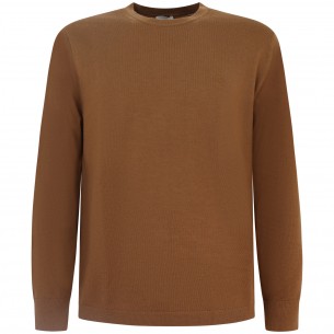 Maglione marrone con mini...