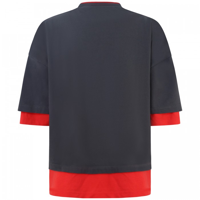 T-shirt grigia per donna