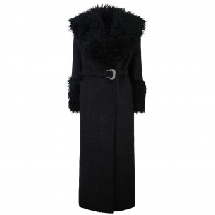 Cappotto nero  per donna