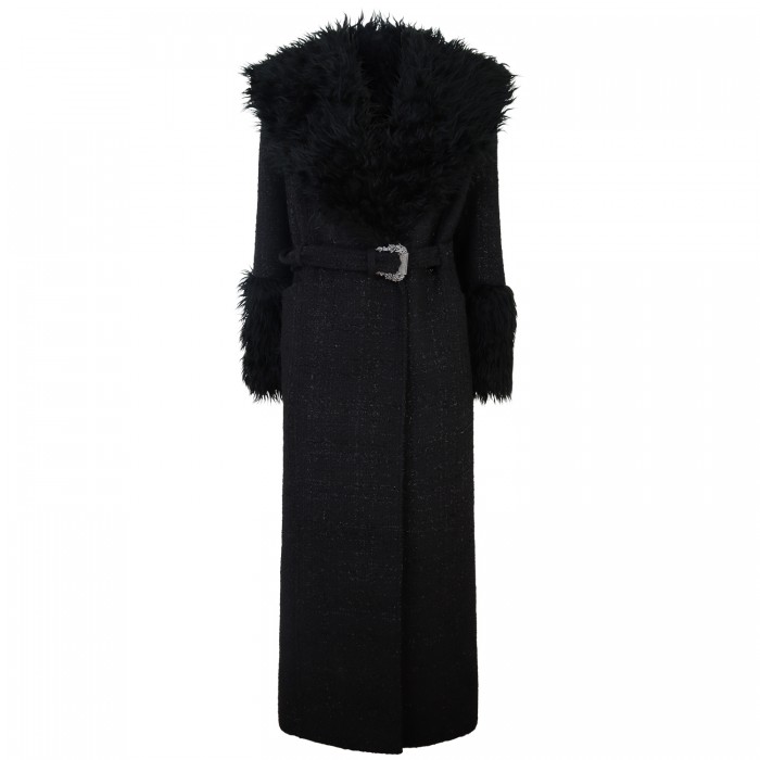 Cappotto nero  per donna