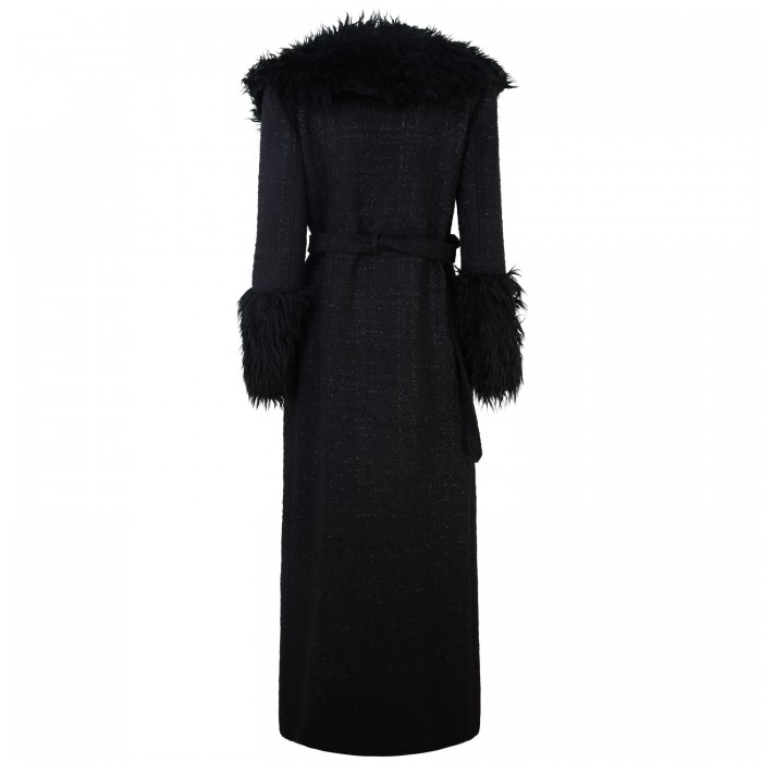 Cappotto nero  per donna