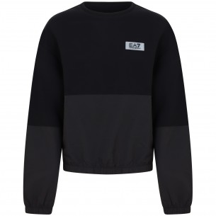 Felpa nera per donna