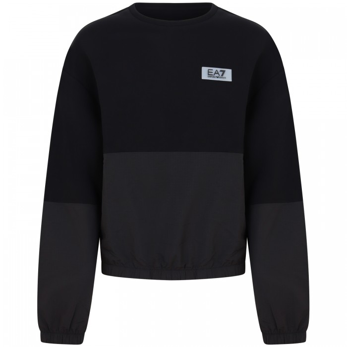 Felpa nera per donna