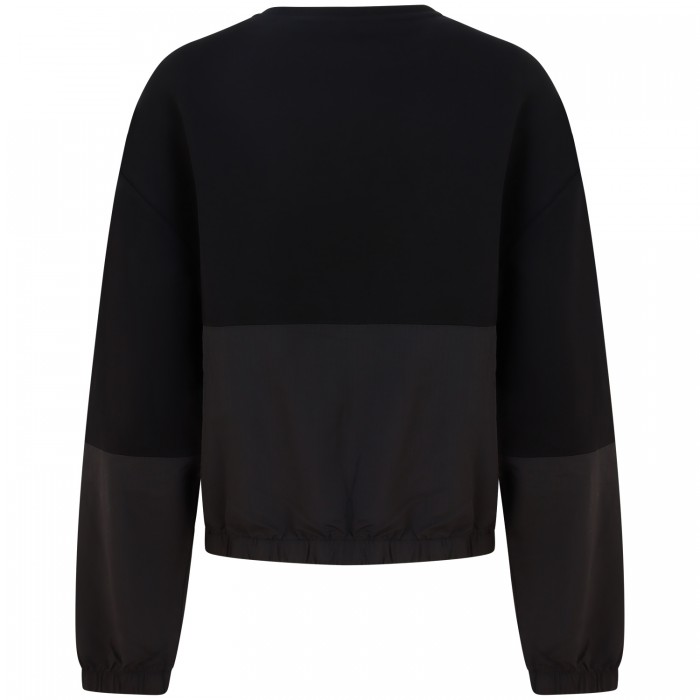 Felpa nera per donna