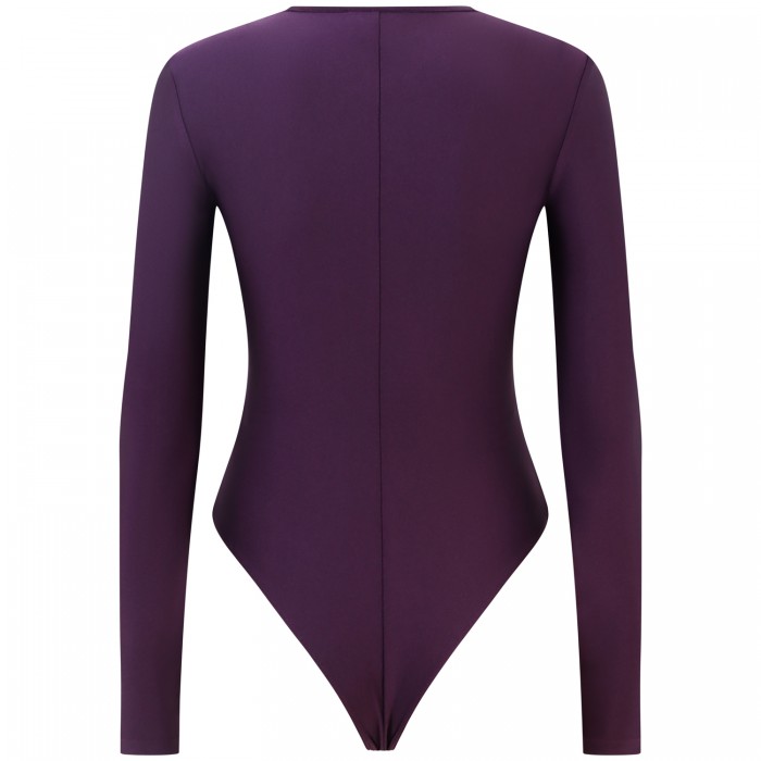 Body bordeaux per donna