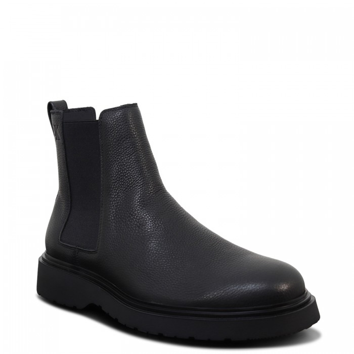 Stivaletti neri per uomo