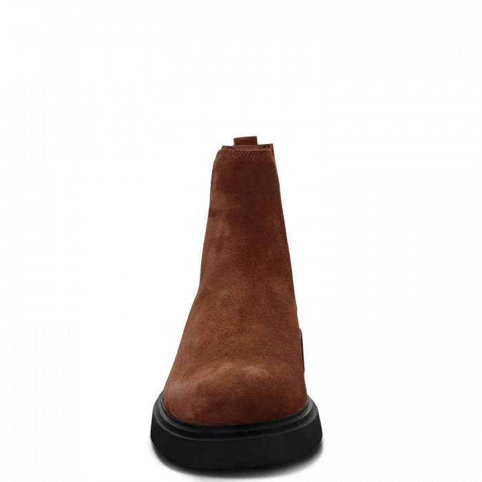 Stivaletti marrone scamosciato per uomo