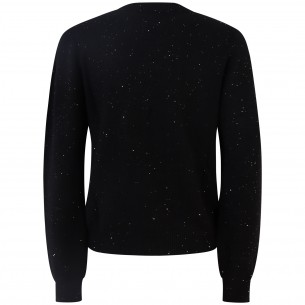 Maglione nero con strass... 2