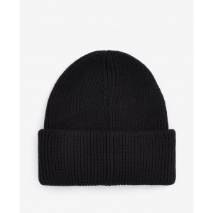 Cappello nero a costine per...