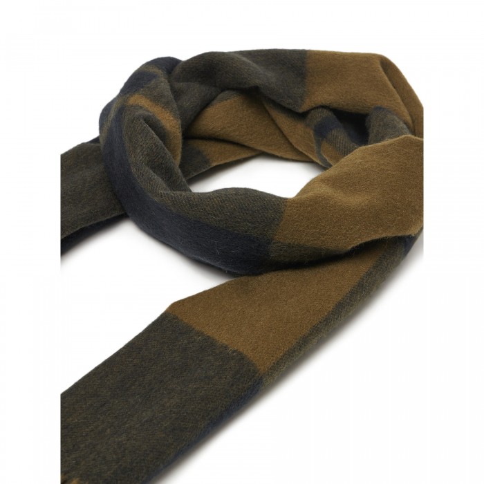 Sciarpa verde a fantasia per uomo