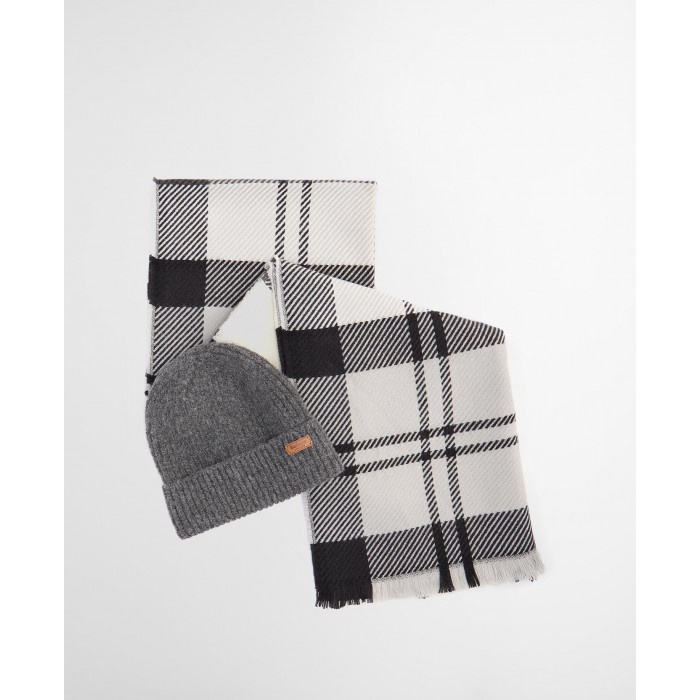 Set sciarpa e  cappello grigio per donna Set sciarpa e  cappello grigio per donna