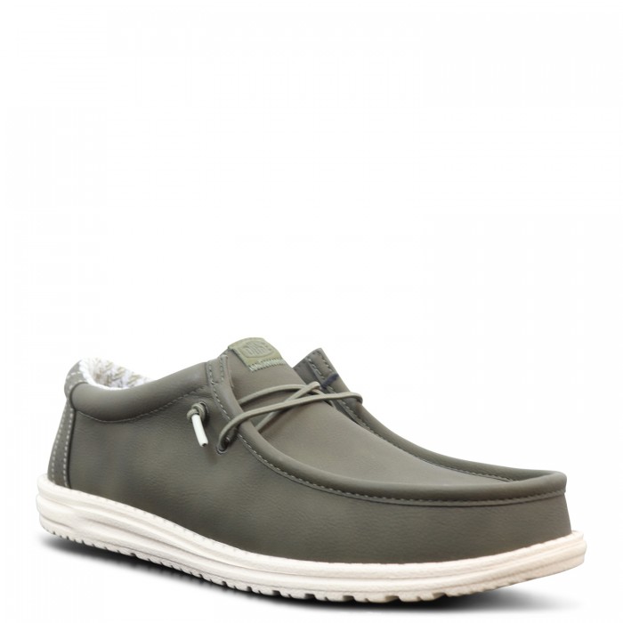 Mocassino verde 'WALLY CLASSIC' per uomo