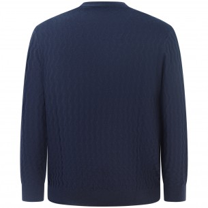 Maglione blu con mini logo... 2