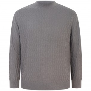 Maglione marrone con mini...